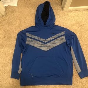 Nike XL men’s blue and gray hoodie